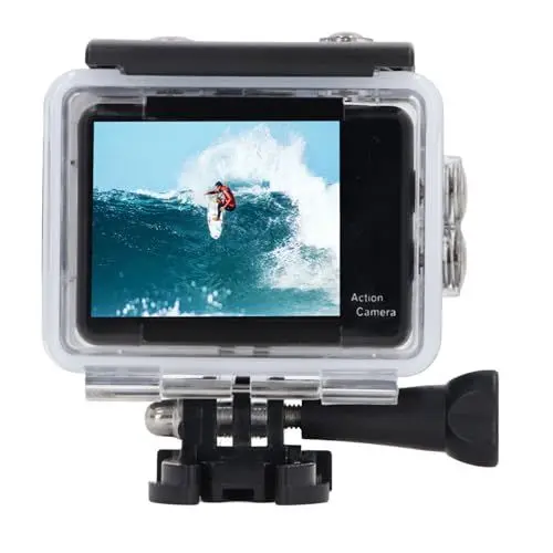 Produktbild: 5K HD Unterwasserkamera, 170 Grad Weitwinkel WLAN Actionkamera Verhindert Verwacklungen, 48 MP 30 FPS Sportkamera mit Wasserdichtem Gehäuse Zum Schnorcheln, Surfen, Schwimmen