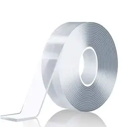 Produktbild: 5m Doppelseitiges Klebeband Extra Stark(2 mm dick), Transparent Klebeband Doppelseitig, Waschbares Ablösbar, Spurloses Nano Tape für Foto, Teppich,Holzprodukte,Metallprodukte,Büro, Küche