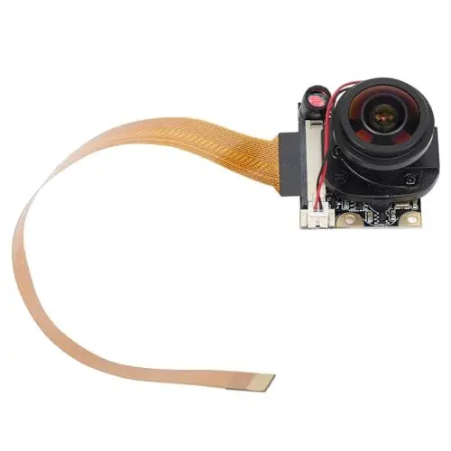 Produktbild: 5MP Kameramodul OV5647 Sensor, 1080P HD Nachtsichtobjektiv, 175° Weitwinkel Manueller Fokus, CSI Schnittstelle mit 15CM Kabel, IR Cut für Ras Pi 5 Zero