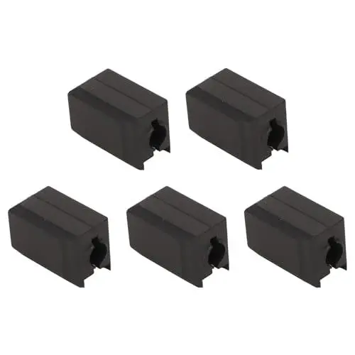 Produktbild: 5Pcs Silicone Extruder Hotend Cover for Bambu X1 Carbon P1P - Heater Block 3D Printer Parts Anti Stick Sock Black Stable