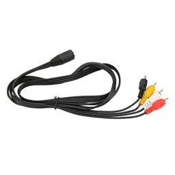 Produktbild: 5-poliges DIN-auf-4-Cinch-Kabel, Langlebige Buchse auf Stecker, Plug-and-Play-Soundadapterkabel, Plug-and-Play, für CD-Verstärker-Lautsprecher, 4,9 Fuß