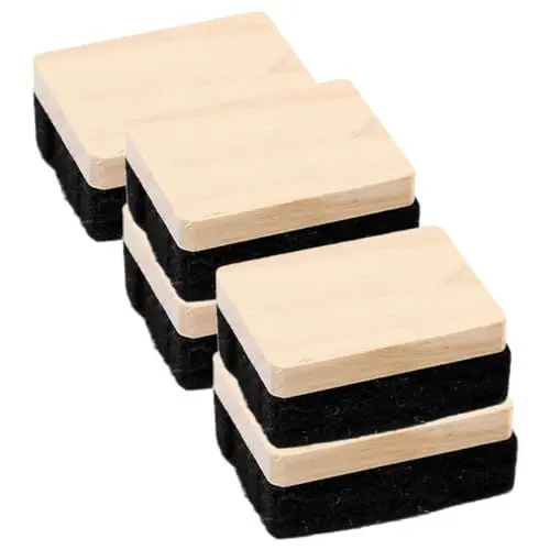 Produktbild: CANIGHT 5 Stück Holztafel-radiergummis Whiteboard-radiergummis Für Jungen Und Mädchen Tafel-radiergummi-reiniger Tragbares Unterrichtsmaterial