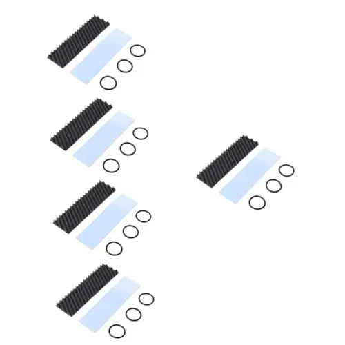 Produktbild: 5St Kühlkörper Heizkörper Kühlrippe aus Kupfer kühlere Flosse Kühlrippe aus Metall SSD Zubehör Graphen-Beschichtung