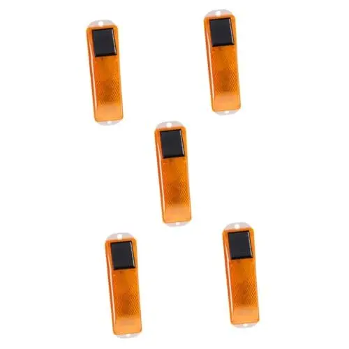 Produktbild: Gatuida 5St Solar-Warnleuchten Warnlampen Verkehrszeichen Ankerlicht industrielle Warnleuchten Solarwarnlicht Gartenzaun Solar Lampe Warnleuchte Solarlicht zur Warnung (Keine Batterien enthalten)