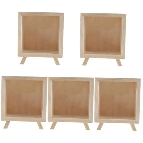 Produktbild: 5St Sparschwein Angebot Buch Münzbank Geldbank spardose aufbewahrungsdose reinigungstabletten kaffeevollautomaten hochzeitsgeschenk Münzbank aus Holz Sparbüchse aus Holz für Kinder ifundom
