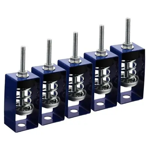 Produktbild: 5st Federstoßdämpfer Federschwingungsisolator Aufhänger Schwingungsisolator Für Schlafzimmer Federvibrationshalterung Vibrationsisolator Für Zu Hause Rohrstützen Kleiderbügel Gummi Gatuida