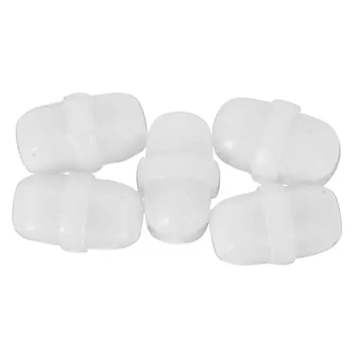 Produktbild: 5st Magnetrührstab Ptfe-rotor Ptfe-rührer Zylindrischer Rührstab Magnetrührer Magnetmischer Magnetrührstab Klein Magnetleiste Magnetstab Brettstange Weiß F4 Wiederverwendbar