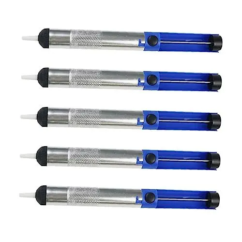 Produktbild: 5st Saugpumpe Insektensauger-vakuum Entnahmewerkzeug Zum Entlöten Entlötpumpe Entlötwerkzeug Lötsauger-werkzeug Saugnapf Löten Zinn Absorbieren Auszieher Aluminiumlegierung