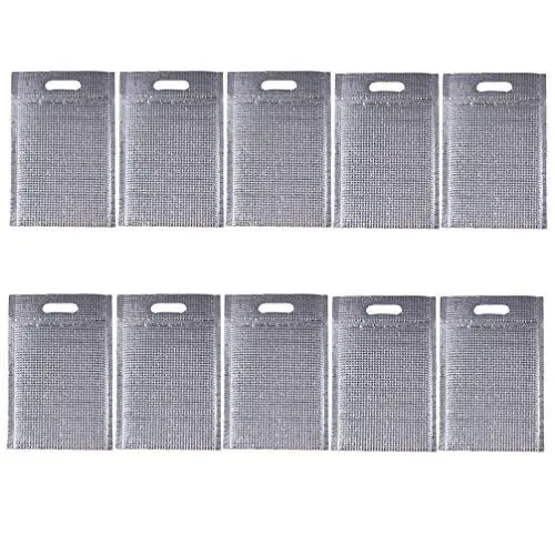 Produktbild: 5st Thermobeutel Thermische Picknicktasche Lebensmittelverpackungsbeutel Isolierte Sandwich Tüten Heißer Kalter Beutel Isolierte Lunchpakete Isolierbeutel Einweg Eisbeutel