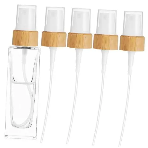 Produktbild: 5st Zubehör Für Flaschen Mit Ätherischen Ölen Parfümflaschenkopf Spender Sprühflasche Verschließt Köpfe Kosmetik Pumpe Sprühkappen Parfüm-top-ersatz Sprühspitzen Weiß Plastik Pp FRCOLOR