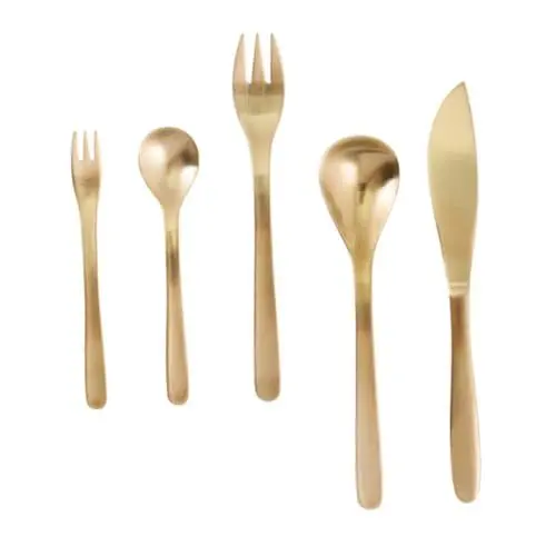 Produktbild: CRILSTYLEO Elegantes 5-teiliges Western-besteckset Für Küchengeschirr