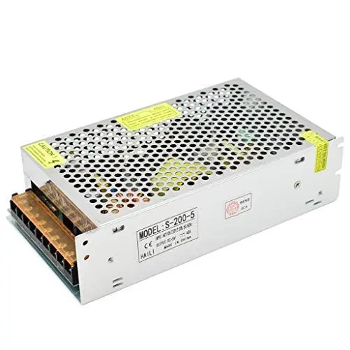 Produktbild: Weishuo 5V 40A Netzteil 230V auf DC 5V 200W Spannungswandler Universal Schaltnetzteil Transformator für LED-Streifen
