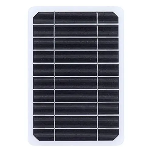 Produktbild: 5W 5V Solarmodul, das Mobiles Netzteil Auflädt Outdoor-Solar-Ladegerät Monokristallin