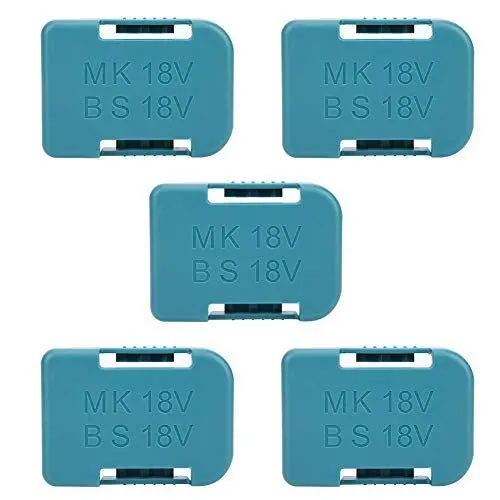 Produktbild: 5 Stück Akkuhalter Kompatibel mit/Bosch Akku, Batteriehalter Halterung für 18V Batterie(ohne Batterie), Wandhalterung Batteriehalter Akku Halterungen Gürtelclip Battery Storage