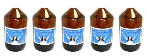 Produktbild: 5x Magnesium-1000 1Liter mit Messbecher - Das Original vom Toten Meer! Nur das Beste für Ihren Körper!