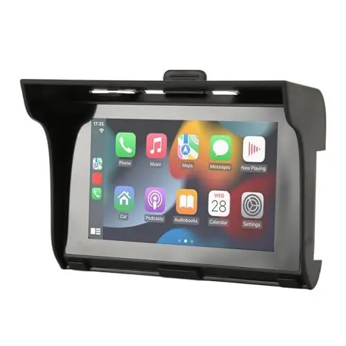 Produktbild: 5-Zoll-Motorrad-Carplay-GPS-Navigation, MP5-Player mit IPS-Touchscreen, Motorrad-GPS-Gerät mit IP67-Dual-BT-Anschluss, Motorrad-Audio-Video-Player
