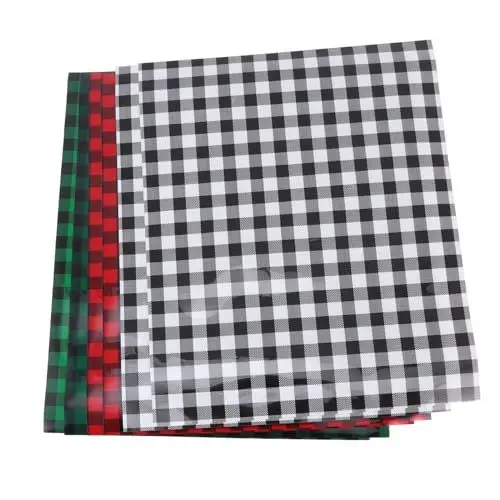 Produktbild: 6 Blätter Weihnachtswärmeübertragungsfolie thermotransferfolie textilfolie Kleider Vinyl htv Tasche Wärmeübertragungsfolie Weihnachten gravierte Folie Lieferungen Kleidung Pu