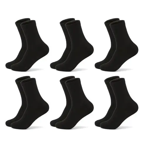 Produktbild: 6 Paar Bunte Socken Herren 43-46 Lustige Socken Beiläufig Gemusterte Socken Funny Socks Baumwolle Motiv Socken Crew Socken