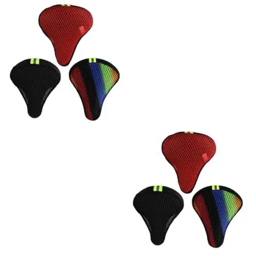 Produktbild: 6 STK Fahrrad-Sonnenschutz-Kissenbezug Gepolstertes Fahrrad Sitzbezug Für Fahrrad Fahrradabdeckung Für Den Außenbereich Zyklus Abdeckung Gel Satteldecke Kind Gemütlich Polyester