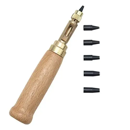 Produktbild: 6 STK Locher Aus Leder Japanisch Gürtellochstanze Papierlocher-kit Auto Lederstanzwerkzeug Gürtelstanze Aus Leder Multitools Multifunktion Bambus Schneidemaschine