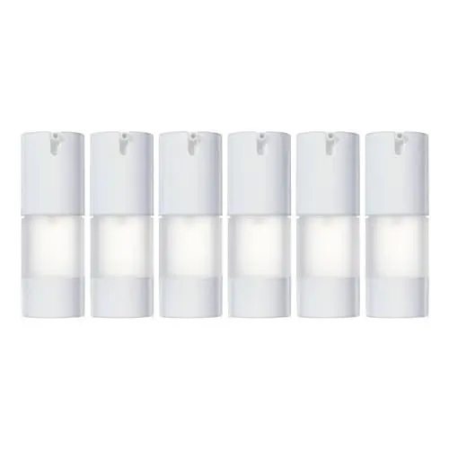 Produktbild: 6 STÜCKE 15ml Airless Pumpspender Leer,Creme Spender reiseflaschen zum befüllen，Pumpflasche，Nachfüllbar Vakuum Kosmetikbehälter，Leer Lotion Pumpflasche für Reise Home Verwendung