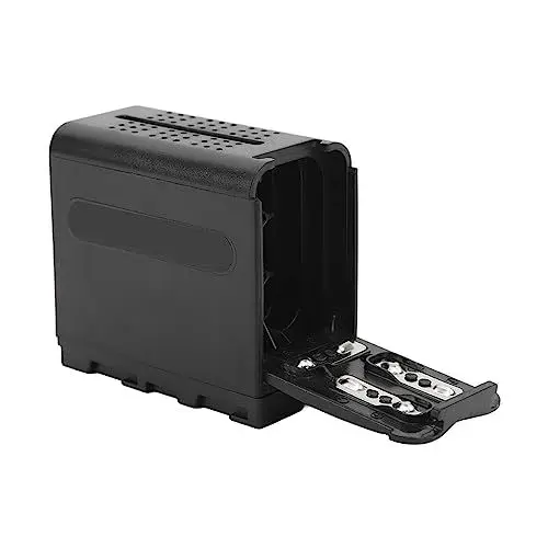 Produktbild: 6 Steckplätze AA-Batteriefachhalter für NP-F550 NP-F750, für Kleines LED-Fülllicht, für Neewer, für F&V, Outdoor-Fotografie-Zubehör