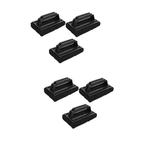 Produktbild: 6 Stk Grillreinigungsbürste Öfen Kohleofen Grillrost Reiniger Saftig Schaber Zum Reinigen Backformen Für Den Ofen Grillzubehör Tragbarer Grill Gitter Draussen Bausatz Schwamm Black BEBEMOKO