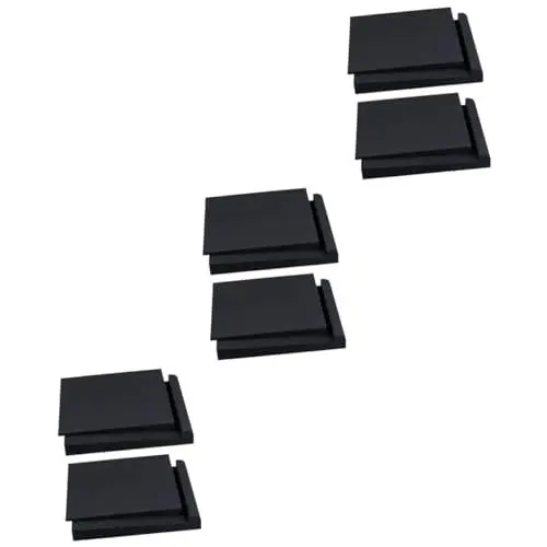 Produktbild: 6 Stk Kissen Isolationspads Studio-schreibtisch Isolator-pad Absorberplatte Für Studiomonitorlautsprecher Krk-lautsprecher Lautsprecher Isolierung Soundpad Schwamm Bücherregal