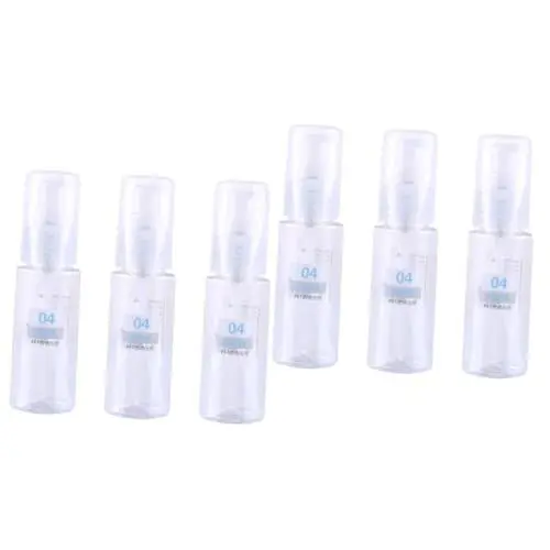 Produktbild: 6 Stk travel essentials reiseflaschen Sport-Flaschen liquid flaschen sport flasche sprühflasche Flaschen für Gesichtswasser Flaschen für Shampoo Füllung kosmetische Flasche reisen