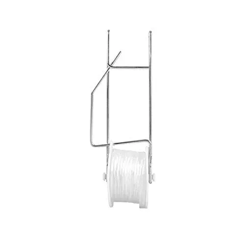 Produktbild: 6 Stück Pflanzenrollhaken Robuster Stütze Für Gartenblume Gemüsepflanze Weinrebe Eisenhaken, Rankspule Tomaten Rankhilfe Zum Pflanzen Von Tomaten Kirschen Obst Weinpflanzenpflanzzubehör, 15m Seil