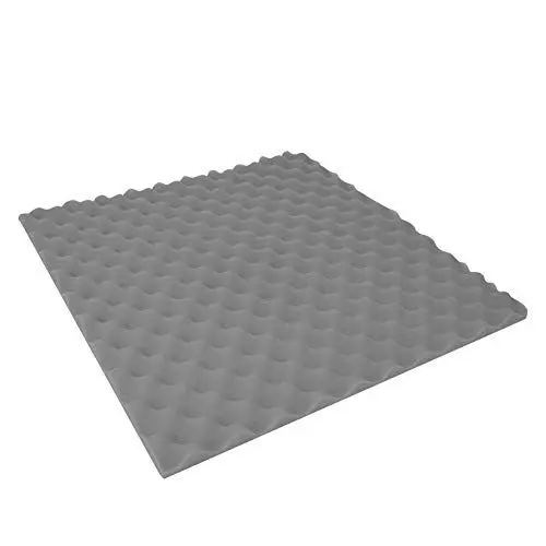 Produktbild: Tixiyu 6 Stück Schalldichte Polsterung aus Schaumstoff, Schalldämmendes Dämmmaterial für Studio-Innenwände (50 * 50 * 3,5 cm hochdichtes flammhemmendes Grau)