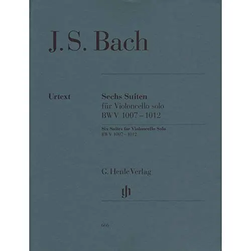 Produktbild: 6 Suiten Bwv 1007-1012 (Vc). Violoncello: Besetzung: Violoncello solo (G. Henle Urtext-Ausgabe)