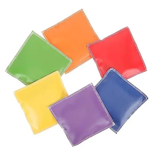 Produktbild: JOINPAYA 6-teiliges Sitzsäckchen für Jungen und Mädchen Wurfspielzeug Sensorisches Wurfbrett Sitzsäcke für Jungen und Mädchen Outdoor-spielspielzeug Bohnen und Mädchen Leuchtend Buntes Design