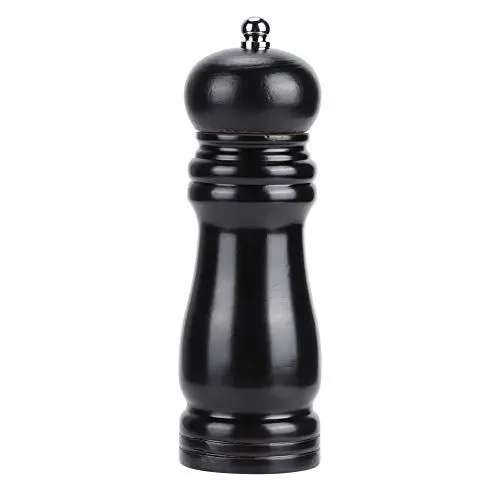 Produktbild: ciciglow 6 Zoll manuelle Salz- und Pfeffermühle, einstellbare Grobkörnigkeit, nachfüllbare Schwarze Pfefferstreuer für Familienküchen, Tische, Restaurants, Hotels