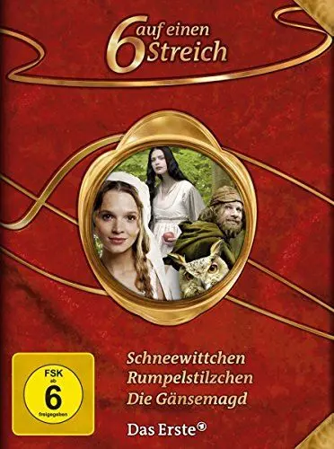 Produktbild: 6 auf einen Streich - Märchen-Box Vol. 3: Schneewittchen/Rumpelstilzchen/Die Gänsemagd (3 DVDs)