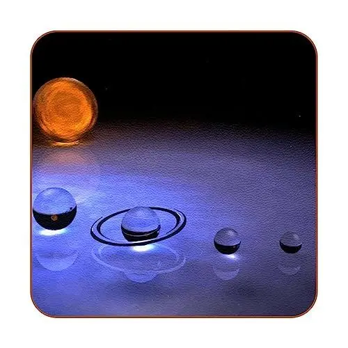 Produktbild: 6 pcs Untersetzer für Getränke,Tischschutzmatte für Tassen und Tassen,Getränkeuntersetzer,Abstrakte Planeten