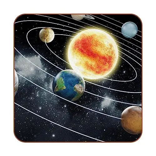 Produktbild: 6 pcs Untersetzer für Getränke,Tischschutzmatte für Tassen und Tassen,Getränkeuntersetzer,Galaxie Planet des Sonnensystems