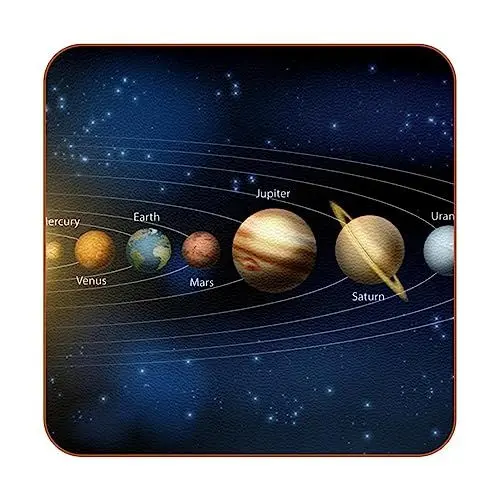 Produktbild: 6 pcs Untersetzer für Getränke,Tischschutzmatte für Tassen und Tassen,Getränkeuntersetzer,Planet des Sonnensystems