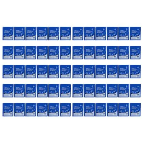 Produktbild: 60 Packungen Kühlakkus, professionelle, selbstabsorbierende, doppelseitige, wiederverwendbare Gefrierakkus, lange Abkühlzeit, Mehrzweck-Kühlakkus für Verletzungen, Lunchboxen und (250 ml)