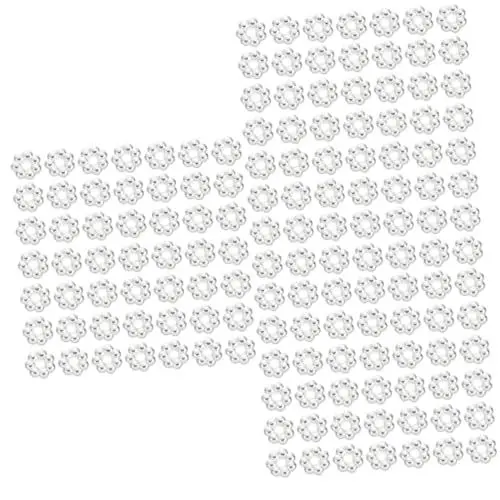 Produktbild: 6000 Stück Blumenperlen Aus Kunststoff Halskette Abstandsperle Blumenperlen Zum Basteln Schmuck Abstandsperle Schnullerkette Perlen Rose Ohrringe Armband Plastik Kunststoff-perlen