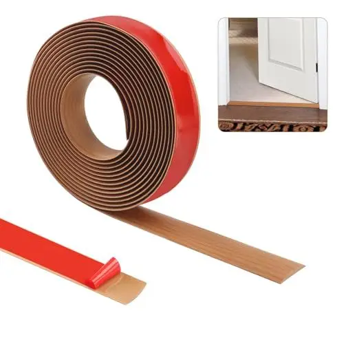 Produktbild: ZTVOWTO 600cm×5cm Übergangsleiste Selbstklebend, PVC, Gelbe, Bodenübergangsstreifen