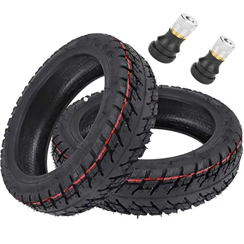 Produktbild: 60/70-6,5 Offroad-Reifen Zubehör Ersatzreifen für Ninebot Max G30 Scooter, Rutschfester Schlauchlose Reifen, Verdickt Gummireifen (2pcs)