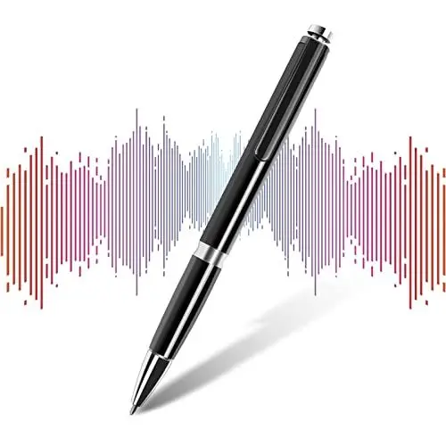 Produktbild: 60GB Diktiergerät, XIXITPY Sprachaktivierter Aufnahmegerät mit 800 Stunden Aufnahmekapazität und One-Touch-Aufnahme, Voice Recorder für Vorlesungen Meetings Klassen Interviews