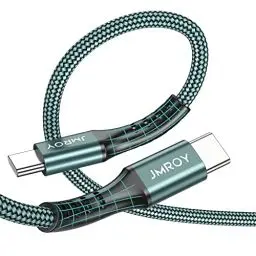 Produktbild: 60W USB C auf USB C Kabel 2M, Ladekabel USB C Kabel PD 3.0 QC 4.0 Typ C Ladekabel Kompatibel mit iPhone 15, iPad Pro/Mini 6/Air5,MacBook Air/Pro 13'',Huawei MateBook,Samsung Galaxy S21 S22,Pixel 4XL