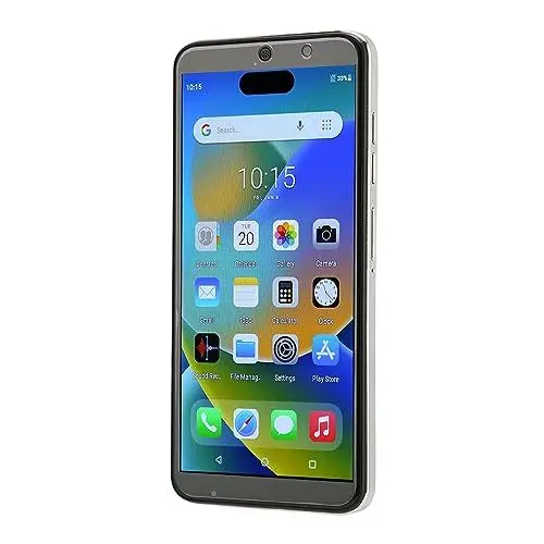 Produktbild: Lazmin112 6,1-Zoll-HD-Bildschirm, Ten Core 2G 4 GB 64 GB 8 MP 16 MP 7000 MAh,11.0 Mobile, 100 Bis 240 V, Weiß, mit Leistungsstarken Funktionen und Langer Akkulaufzeit für den Täglichen