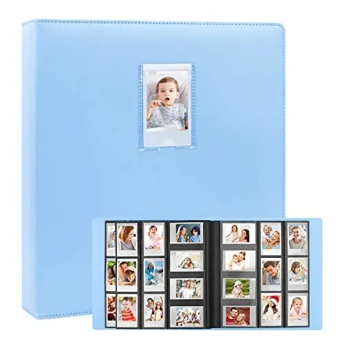 Produktbild: 640 Taschen Fotoalbum für Fujifilm Instax Mini Kamera, Polaroid Kamera, für Fujifilm Instax Mini 11 12 9 40 Evo Liplay 8 7+ Sofortbildkamera, Fotoalbum für Polaroid Kodak HP Zink 2x3