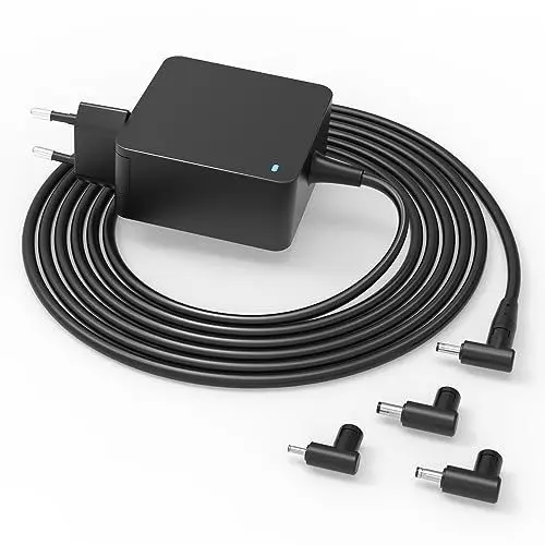 Produktbild: 65W Ladegerät Passend für Asus Laptop Ladekabel - (Netzteil für AC Adapter AD2087020 EXA1208EH W15-065N1B ADP-65DW ADP-65GD ADP-65JH ADP-65AW PA-1650-78 93 63 AD887020)