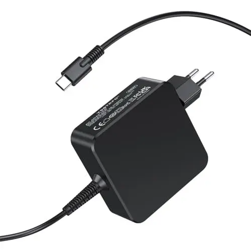 Produktbild: 65W USB C Ladegerät Netzteil Ladekabel Laptop für Huawei Matebook, für Lenovo ThinkPad, HP Spectre, ASUS, Acer, MacBook Pro/Air, Laptop Ladegerät Netzteil 20V 3.25A Schnelles Typ C