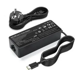 Produktbild: 65W USB C Ladegerät Netzteil für Lenovo ThinkPad T14 T15 T480 T480s T490 T490s T580 T590 X280 X380 X390 L480 L490 L580 Yoga E480 E495 Lenovo Chromebook C330 S330 Netzteil Typ C