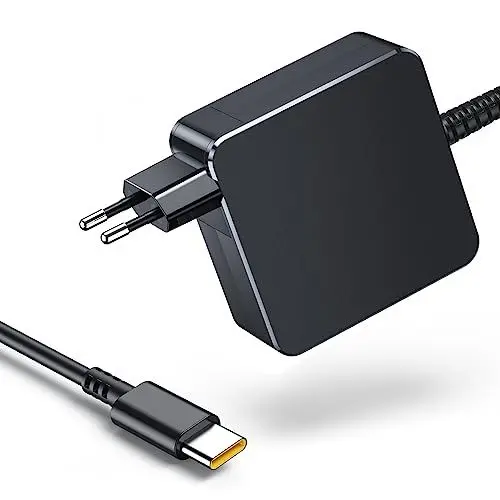 Produktbild: 65W USB C Netzteil Laptop Ladekabel für Lenovo ThinkPad Ladegerät Yoga HP Chromebook für Dell Latitude XPS Typ C, AC-Adapter für Acer Asus Samsung